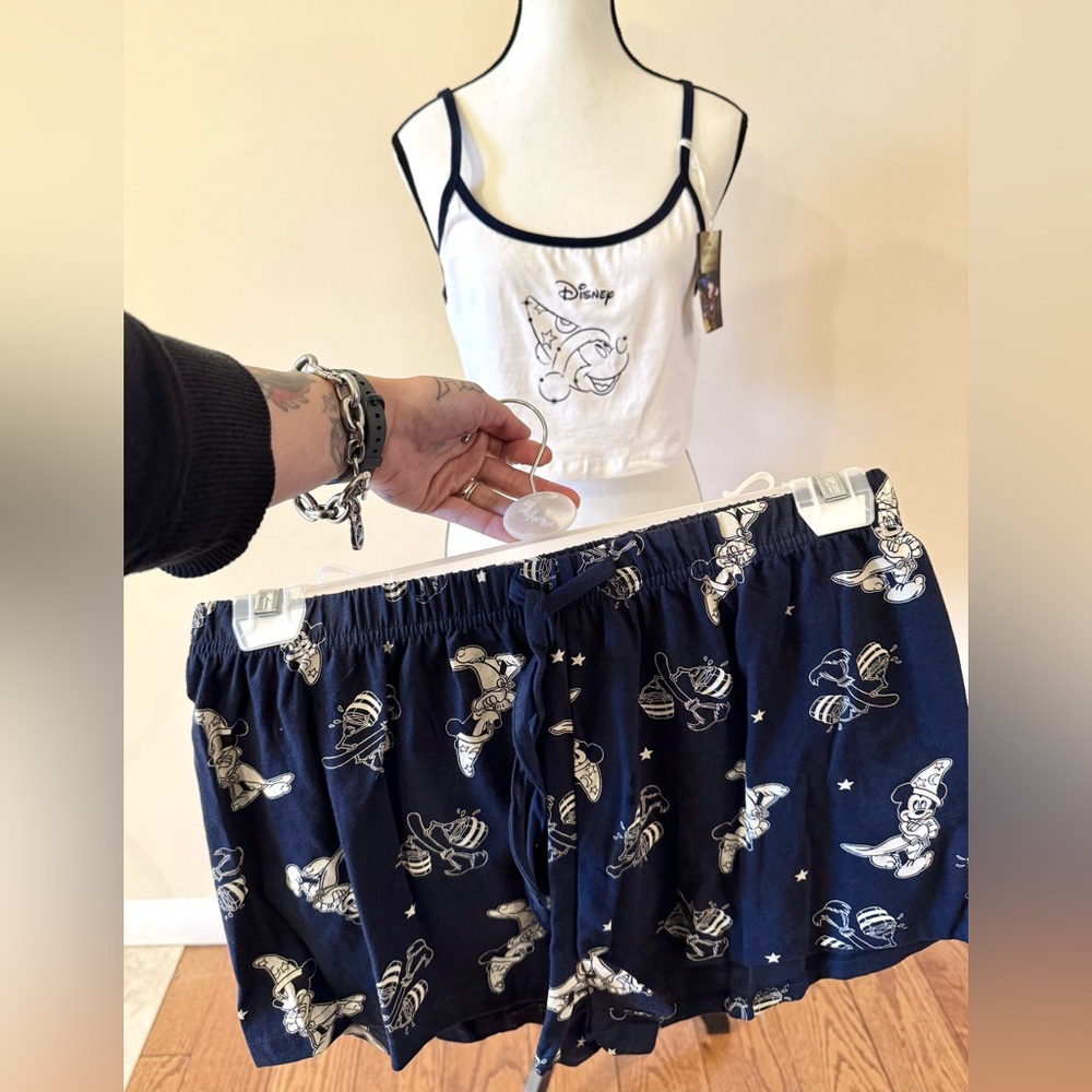 Disney Sorcerer Mickey 2 Piece Tank And Short Set
